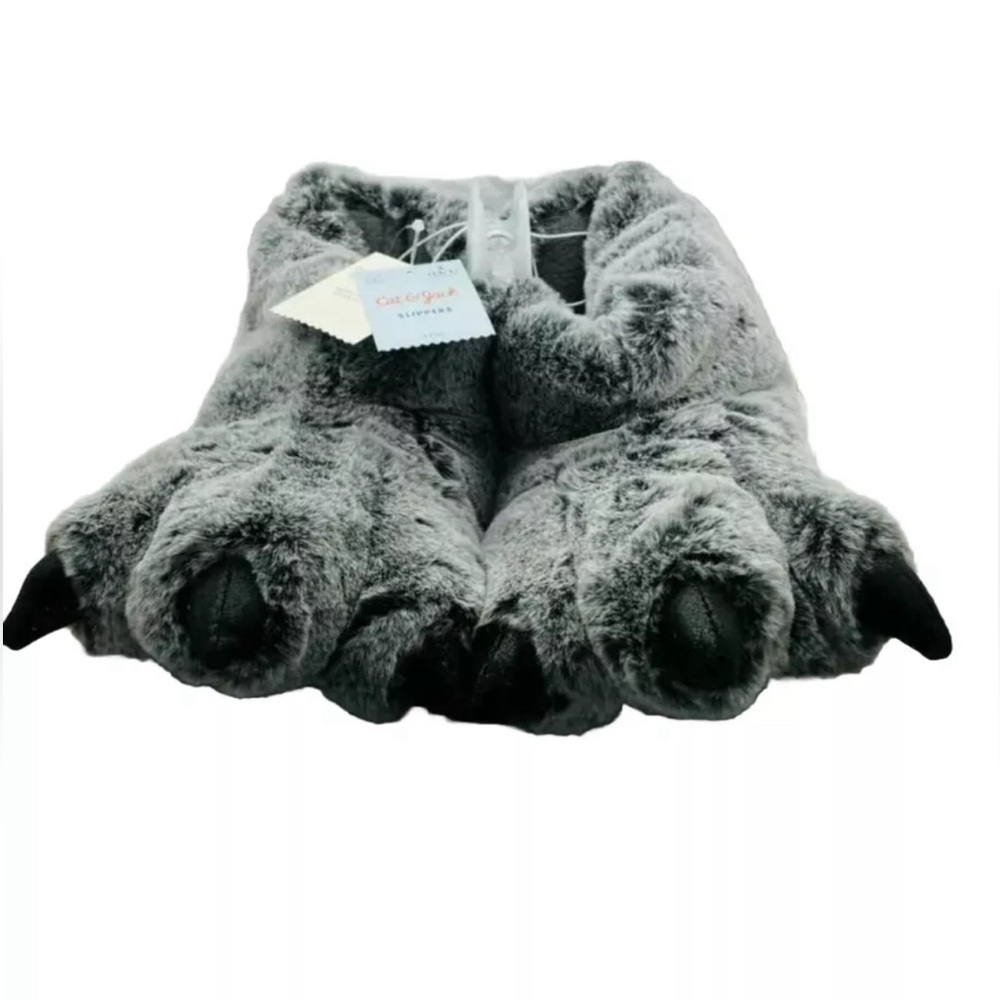 Furry Monster Soft Plush Slippers Shoes Kids Boys & Girls by Cat & Jack  S 13/1